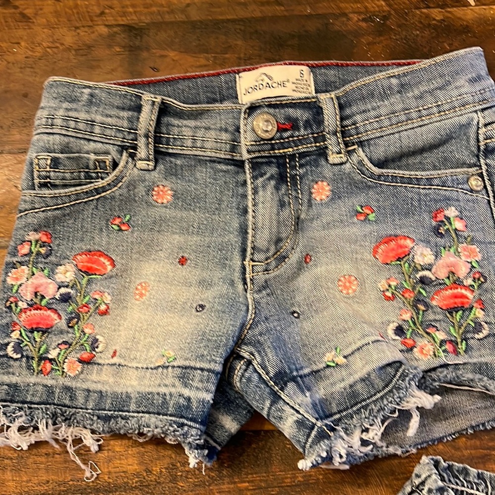 Embroidered shorts